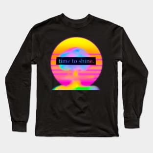 Shine Like Split Atoms Long Sleeve T-Shirt